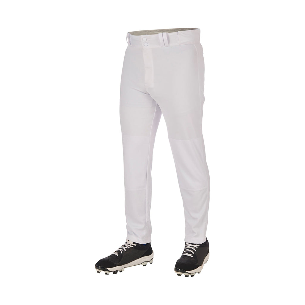 Pantalon Beisbol Softbol Champro Triple Corona 2.0 Slim fit BP64 Blanco Largo Adulto