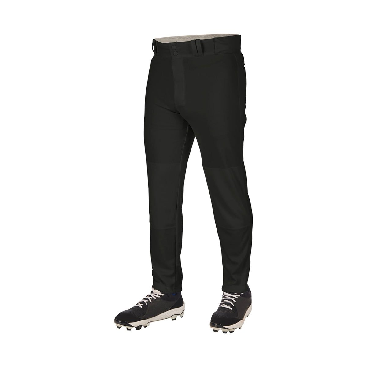 Pantalon Beisbol Softbol Champro Triple Corona 2.0  Slim fit BP64 Negro Largo Adulto
