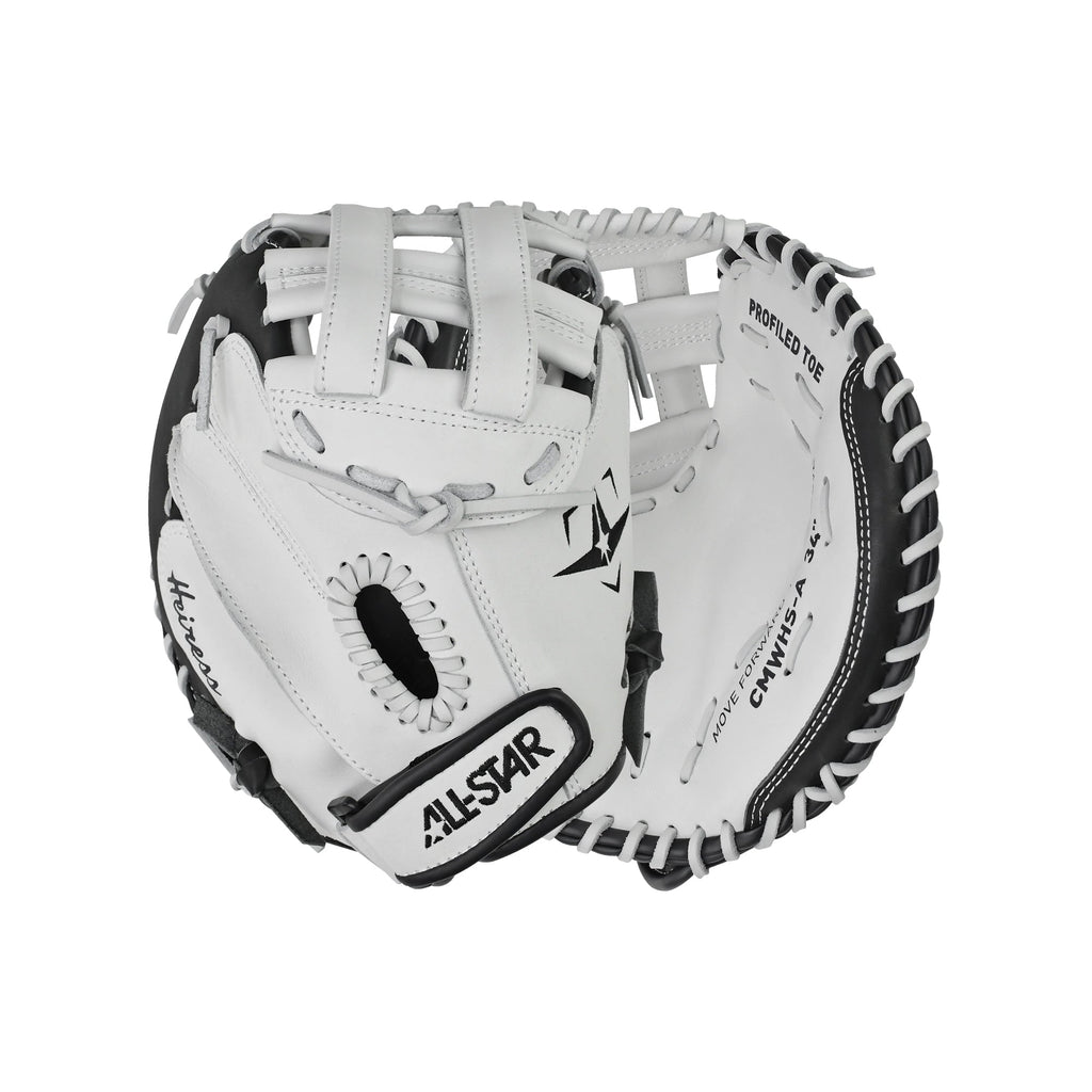 Guante Para Catcher Softbol Fastpitch All Star Heiress CMW-H-Y-RHT-WH_BK 32.5 in