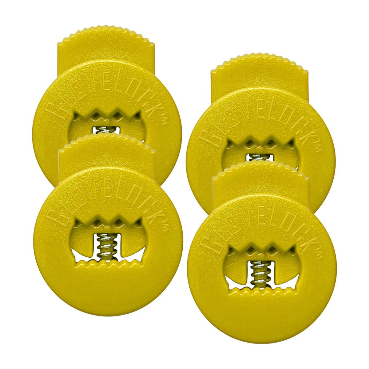 Set 4 Sujetadores Para Correas Guante Catcher All Star Glovelocks