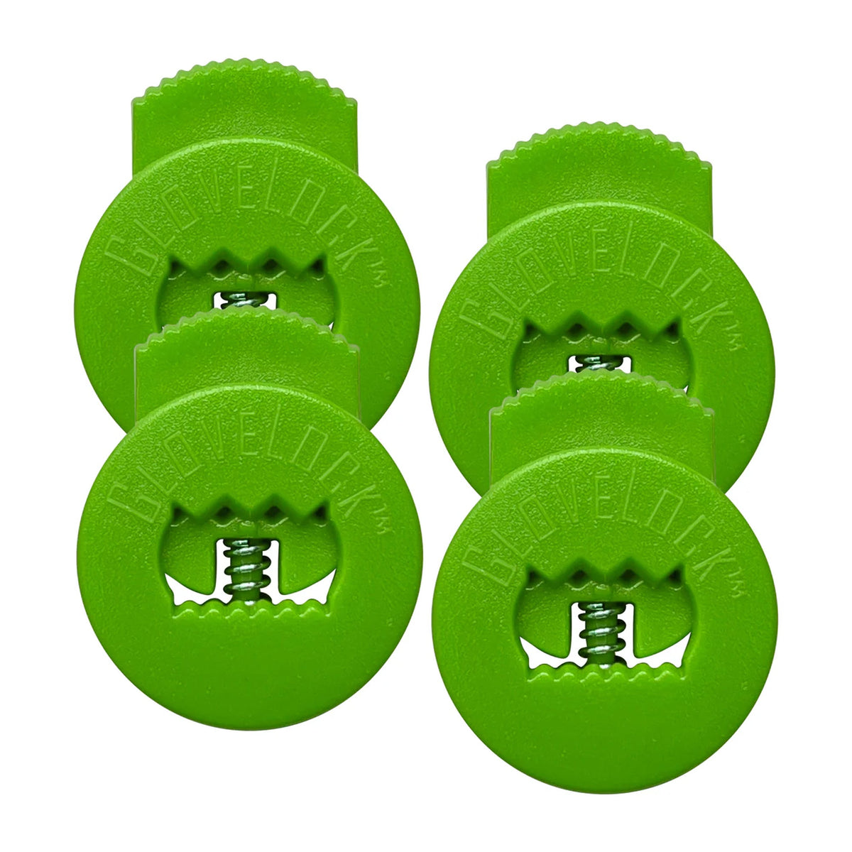 Set 4 Sujetadores Para Correas Guante Catcher All Star Glovelocks