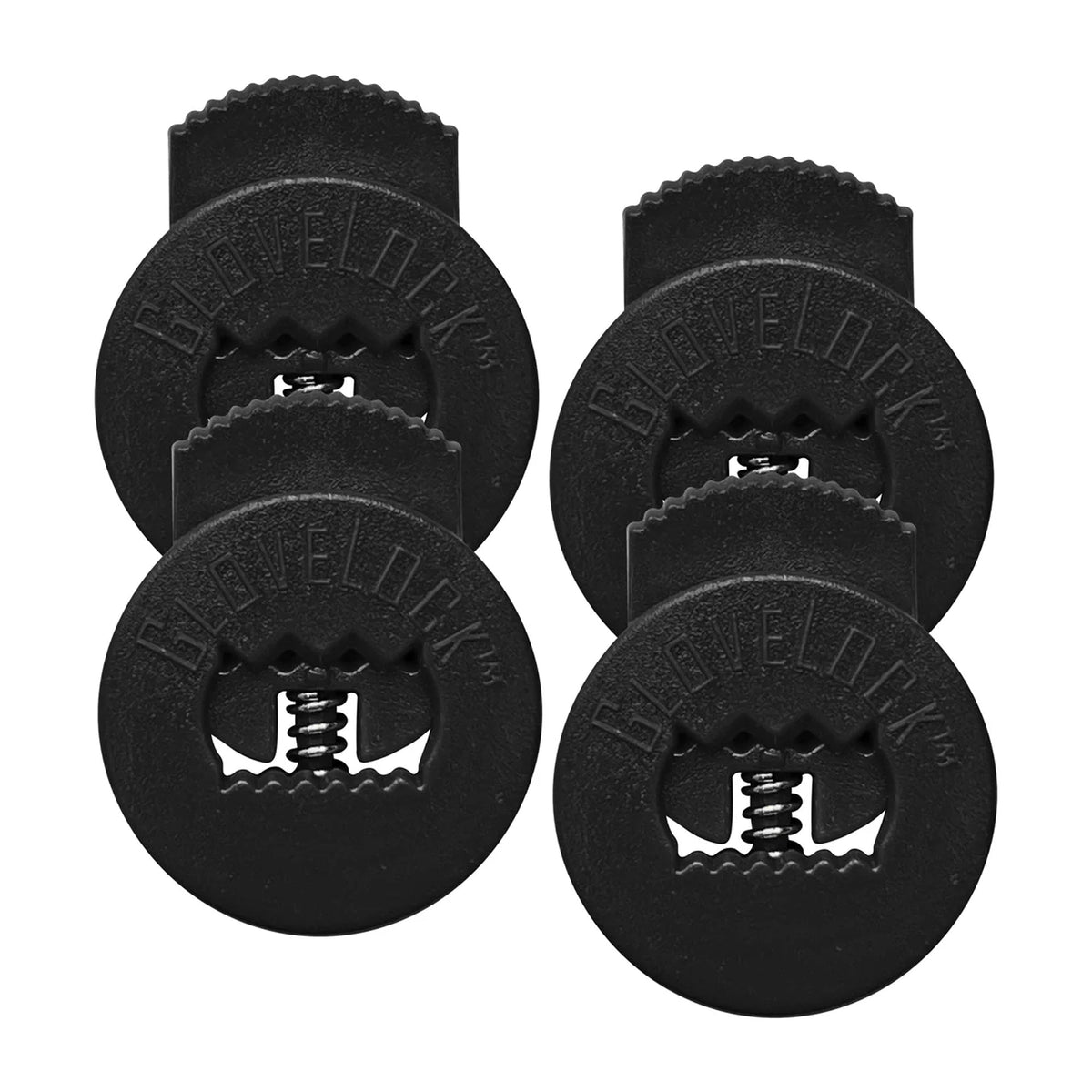 Set 4 Sujetadores Para Correas Guante Catcher All Star Glovelocks