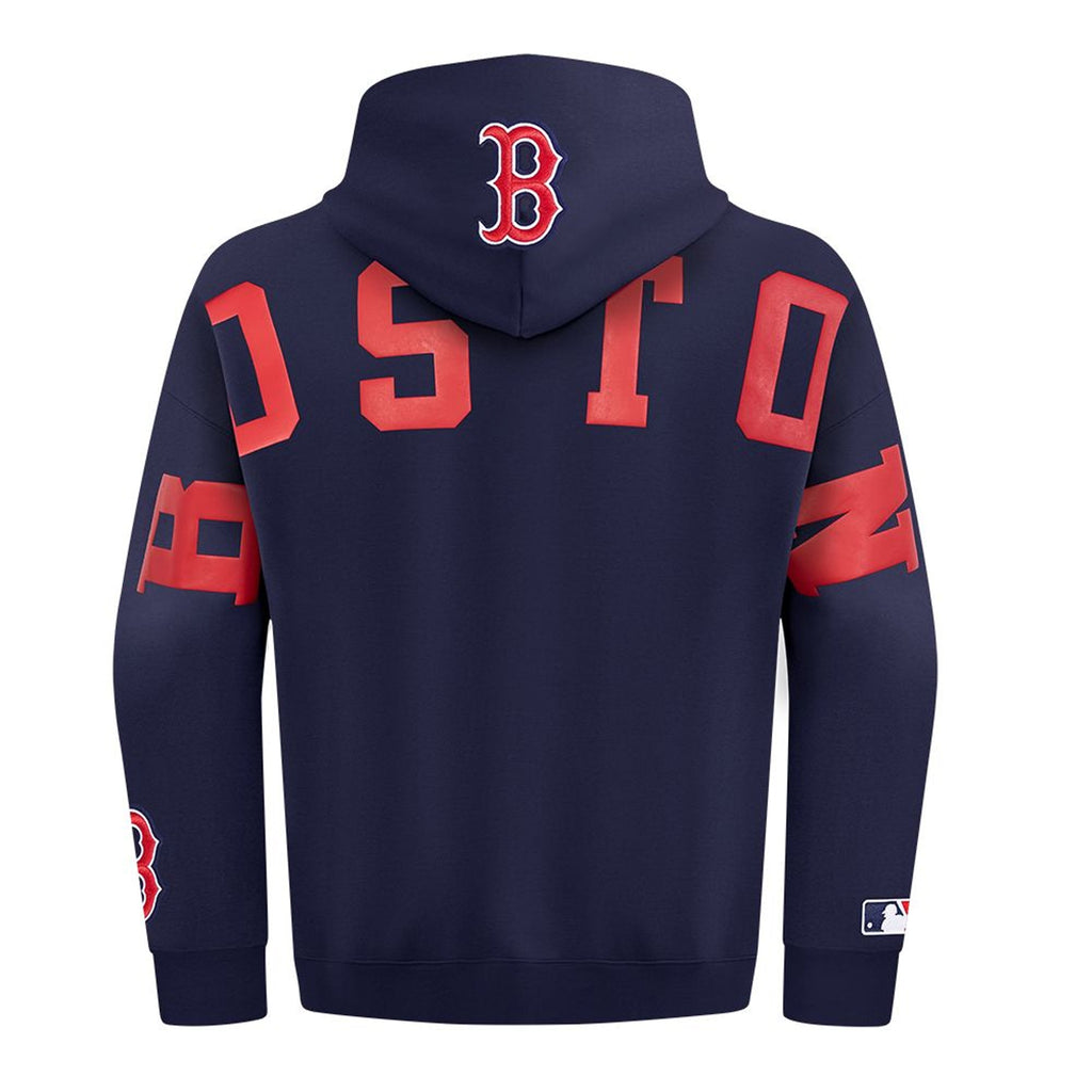 Sudadera Pro Standard Red Sox Boston Con Capucha Pull Over Wingspan LBR5314743