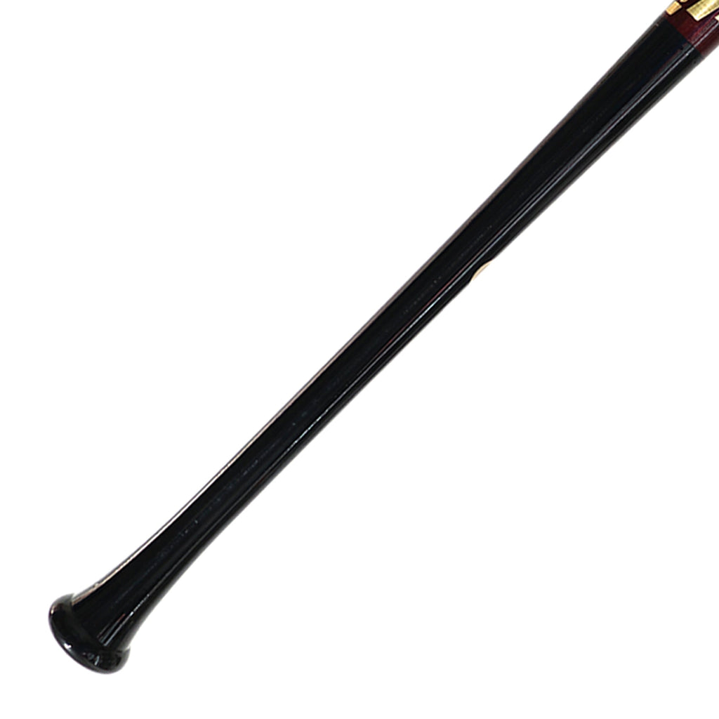 Bat Beisbol Madera Overfly Ready To Fly Negro Caoba Dorado Maple