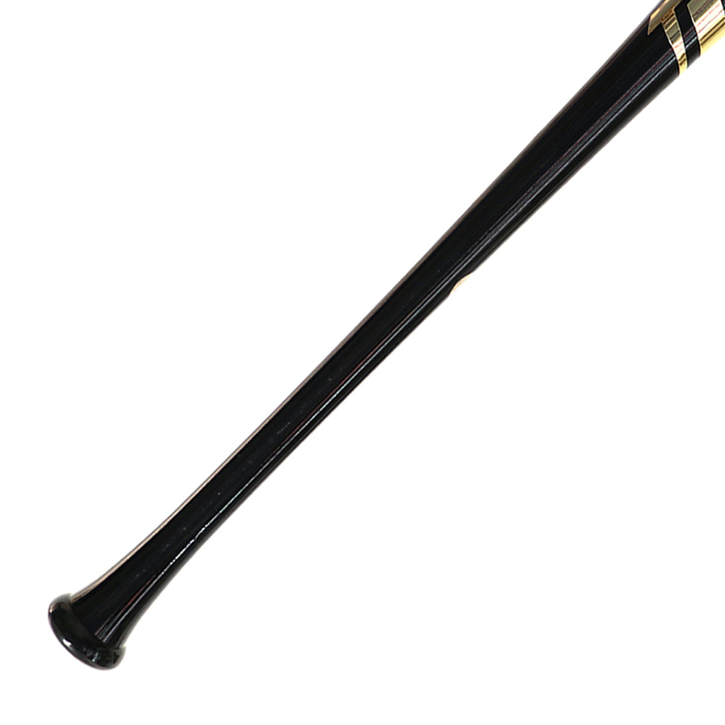 Bat Beisbol Madera Overfly Duro Negro Dorado Maple