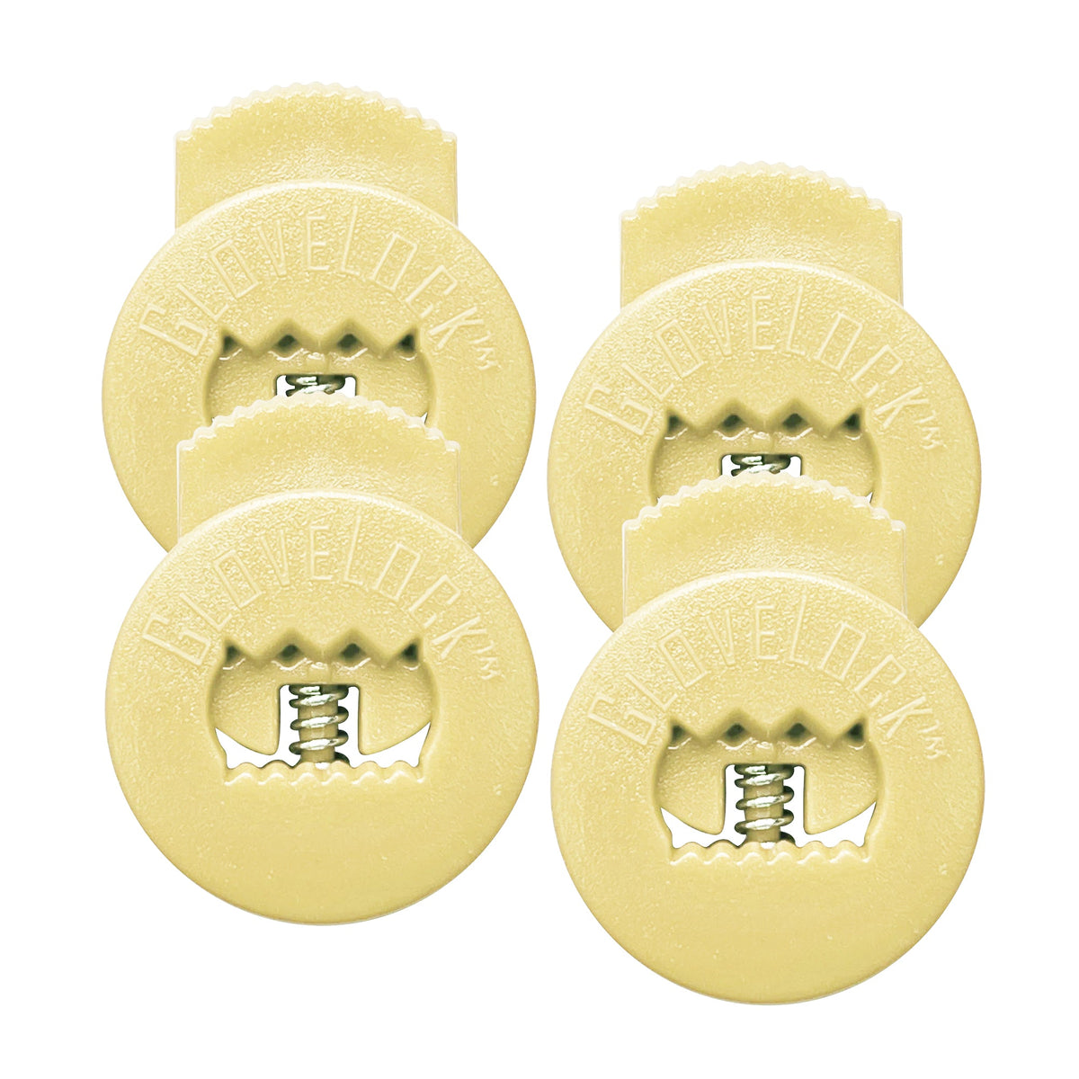Set 4 Sujetadores Para Correas Guante Catcher All Star Glovelocks