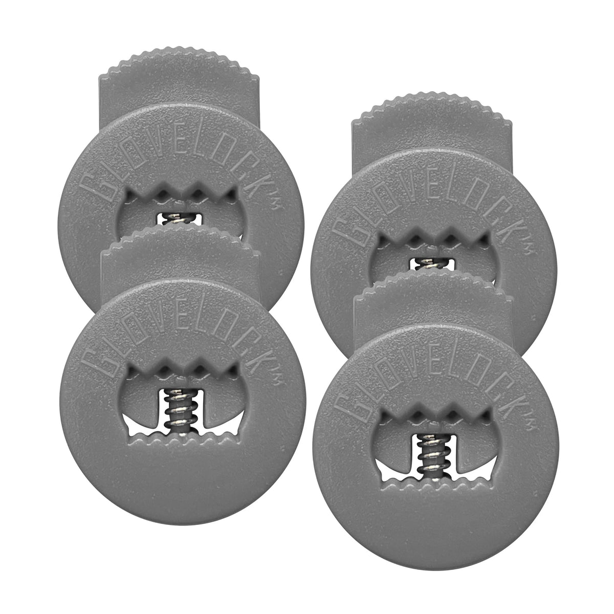 Set 4 Sujetadores Para Correas Guante Catcher All Star Glovelocks