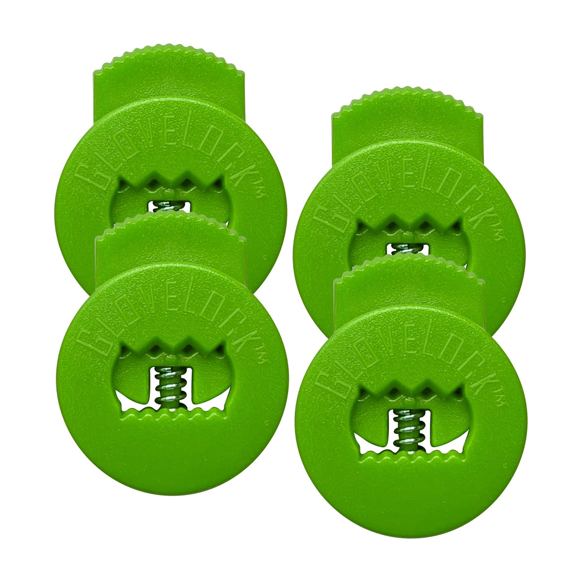 Set 4 Sujetadores Para Correas Guante Catcher All Star Glovelocks