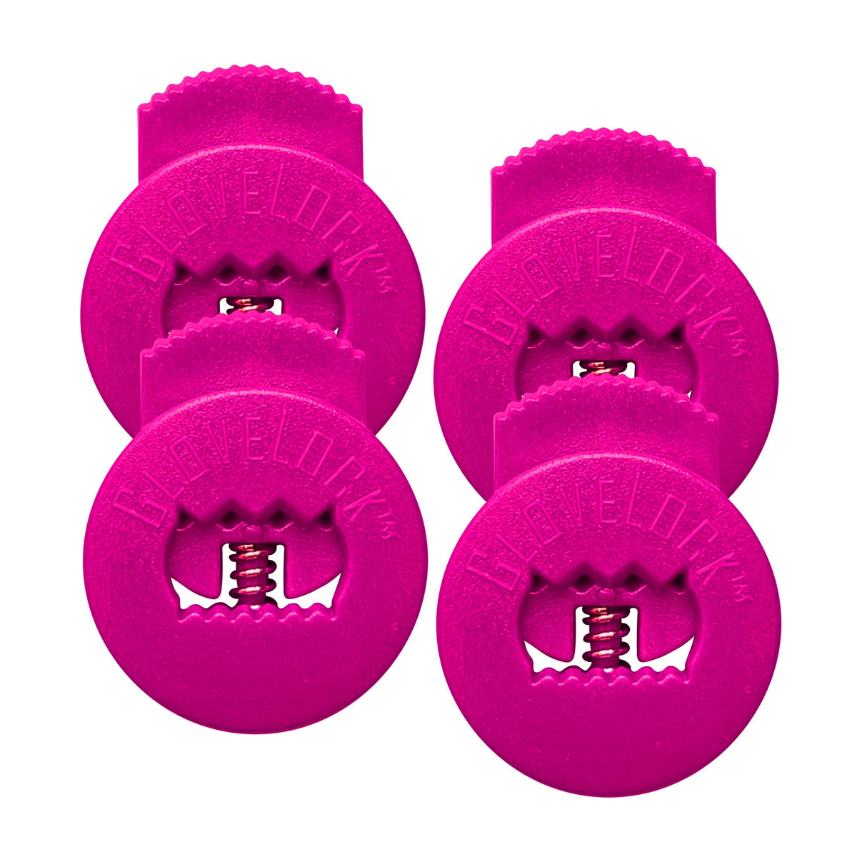 Set 4 Sujetadores Para Correas Guante Catcher All Star Glovelocks