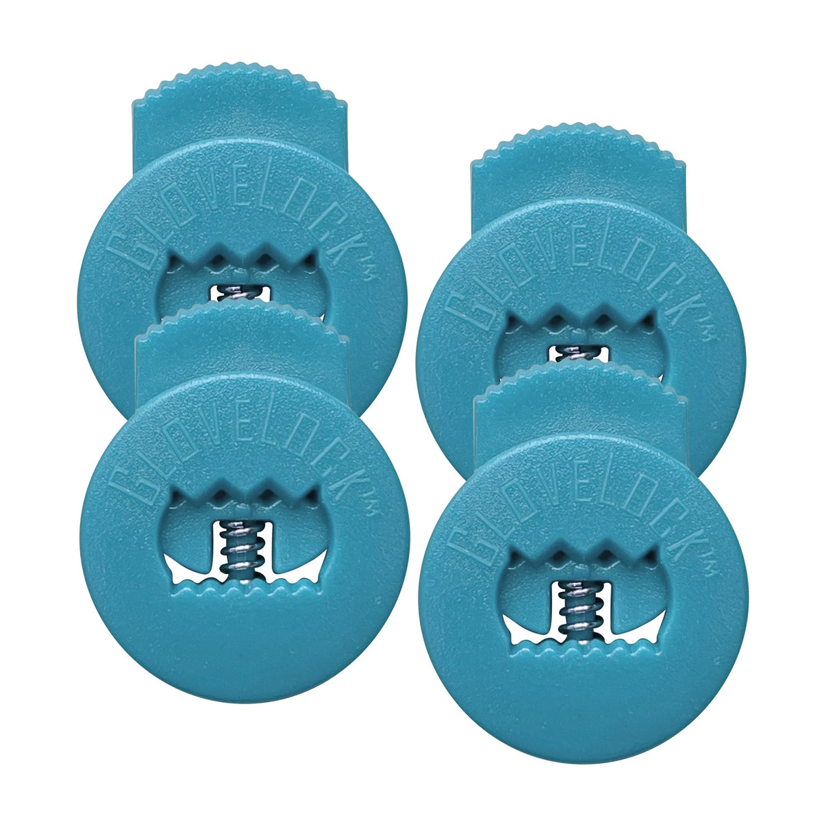 Set 4 Sujetadores Para Correas Guante Catcher All Star Glovelocks