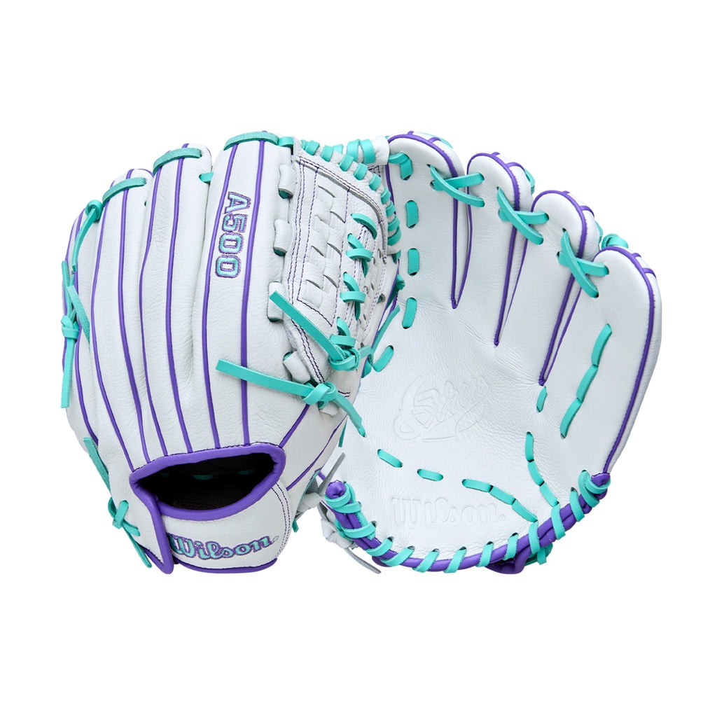 Guante Softbol Fastpitch Wilson A500 Siren WBW1035581175 11.75 in Lanzador Diestro
