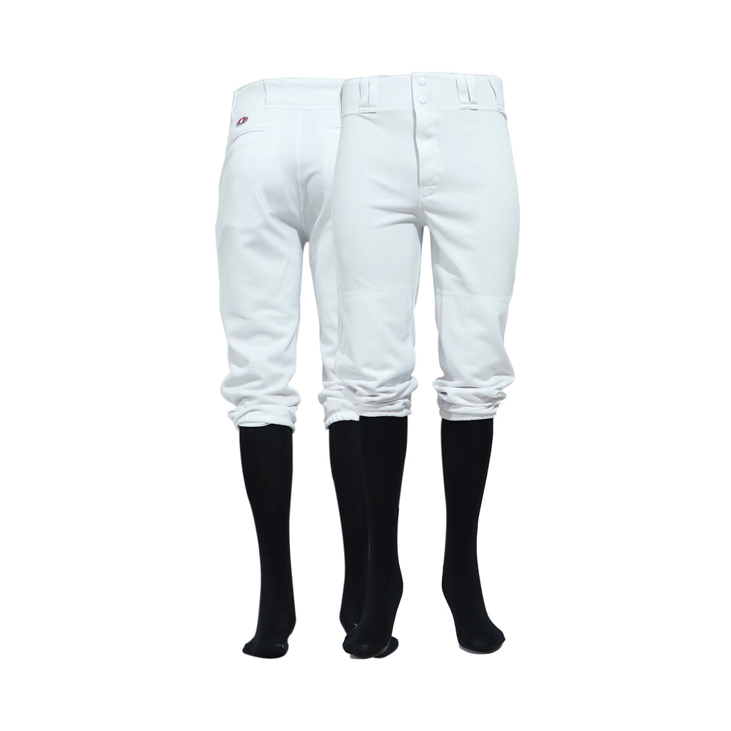 Pantalón De Beisbol Softbol Beisport Corto Blanco Adulto