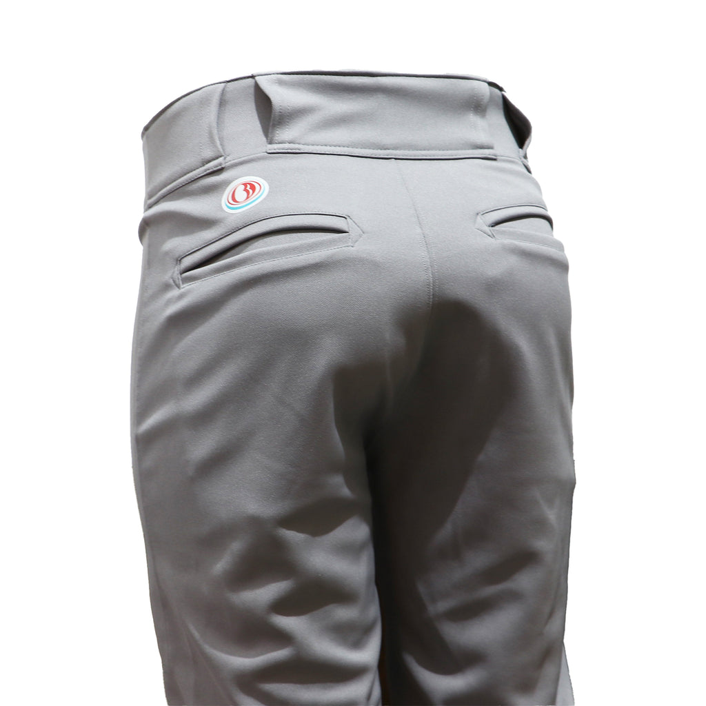 Pantalón De Beisbol Softbol Beisport Corto Gris Adulto