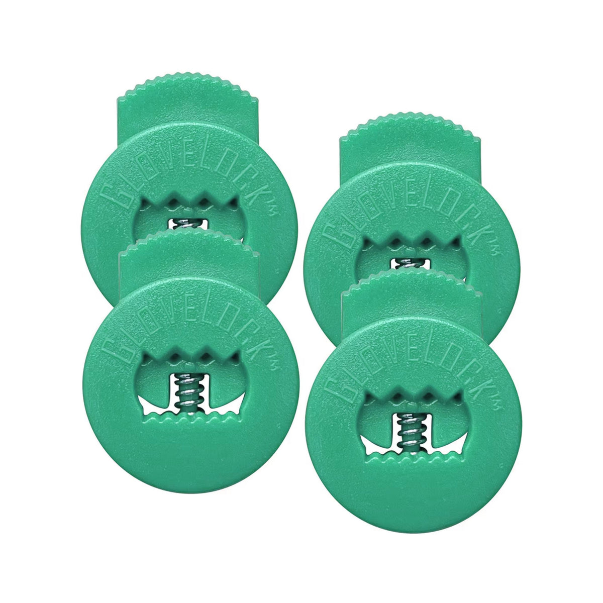 Set 4 Sujetadores Para Correas Guante Catcher All Star Glovelocks
