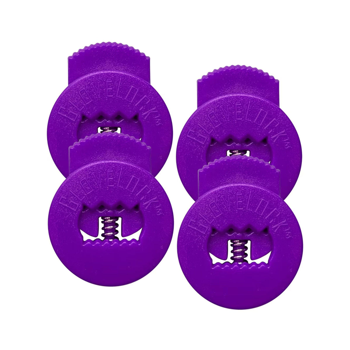 Set 4 Sujetadores Para Correas Guante Catcher All Star Glovelocks