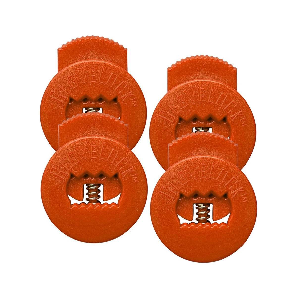Set 4 Sujetadores Para Correas Guante Catcher All Star Glovelocks