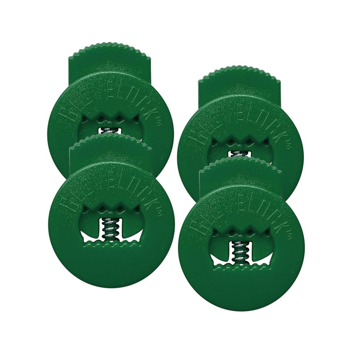 Set 4 Sujetadores Para Correas Guante Catcher All Star Glovelocks