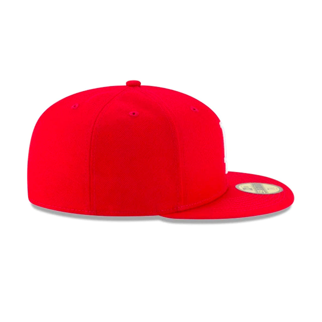 Gorra Beisbol Softbol New Era LA Dodgers 59Fifty Rojo Blanco