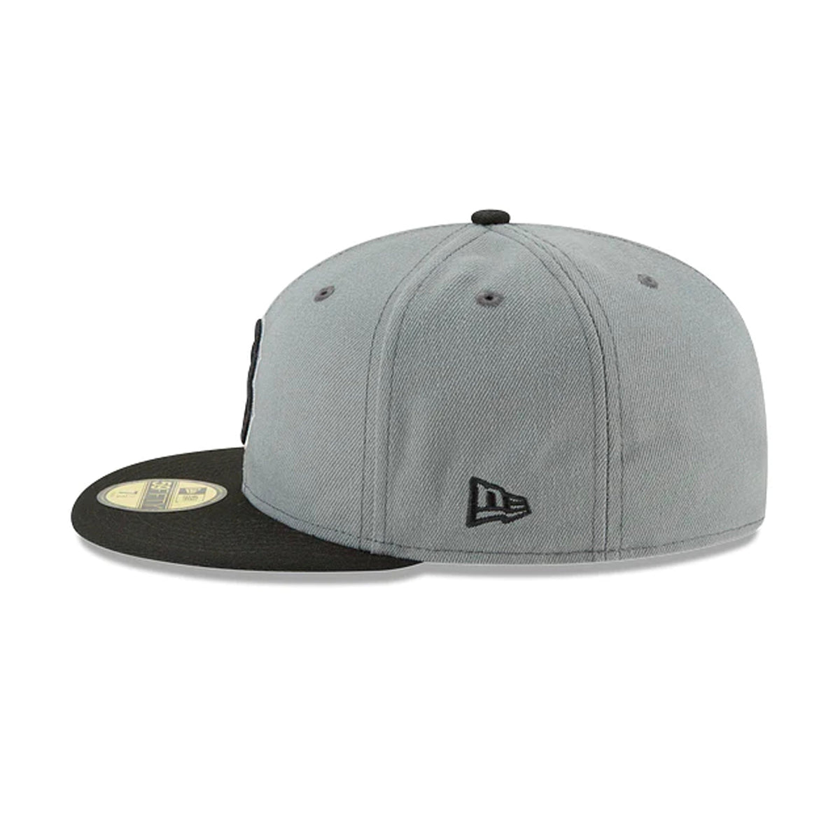 Gorra Beisbol Softbol New Era Red Sox Boston 59Fifty Gris Negro