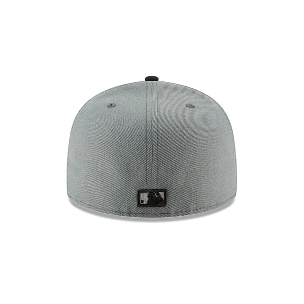 Gorra Beisbol Softbol New Era Red Sox Boston 59Fifty Gris Negro