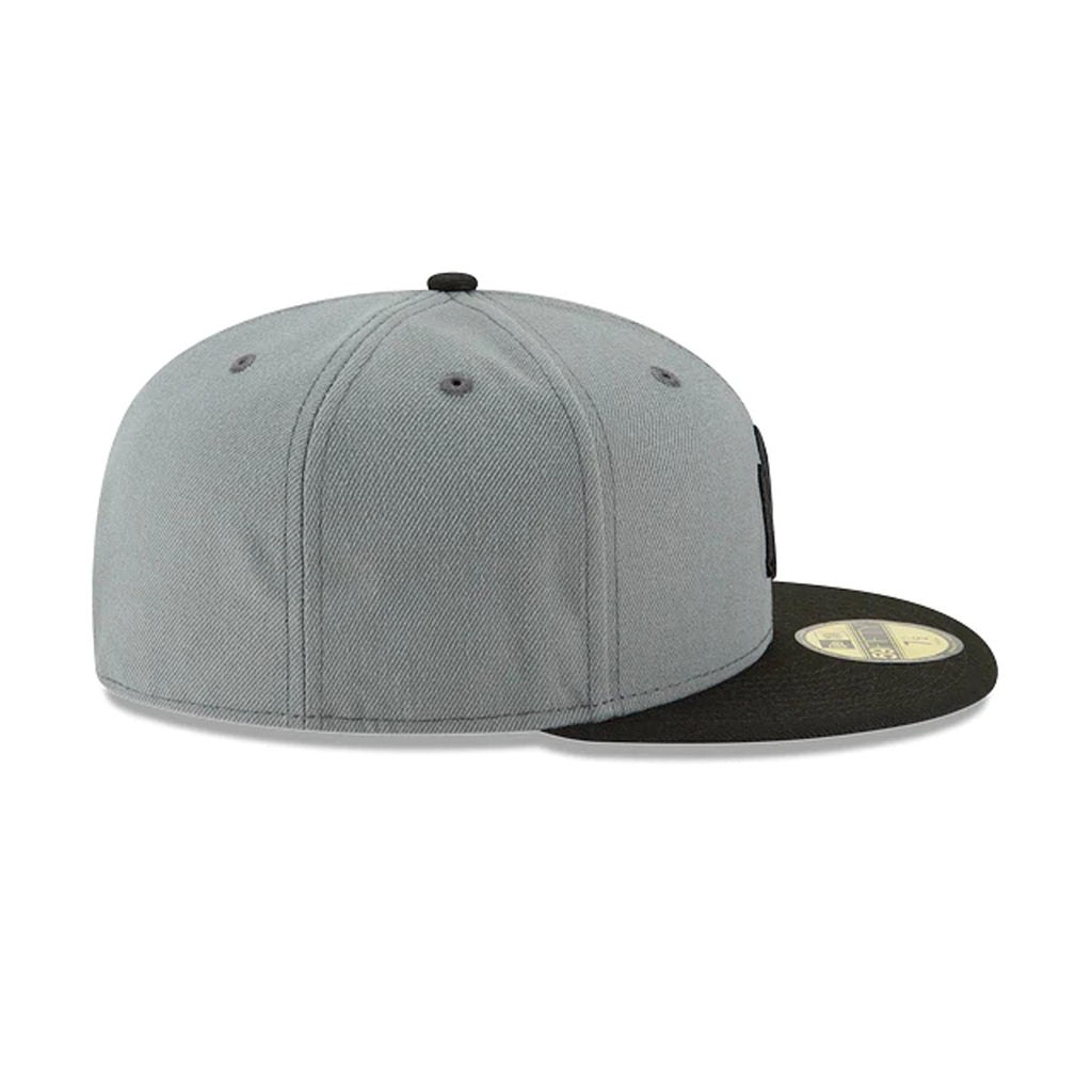 Gorra Beisbol Softbol New Era Yankees 59Fifty Gris Negro