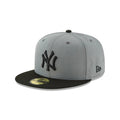 Gorra Beisbol Softbol New Era Yankees 59Fifty Gris Negro