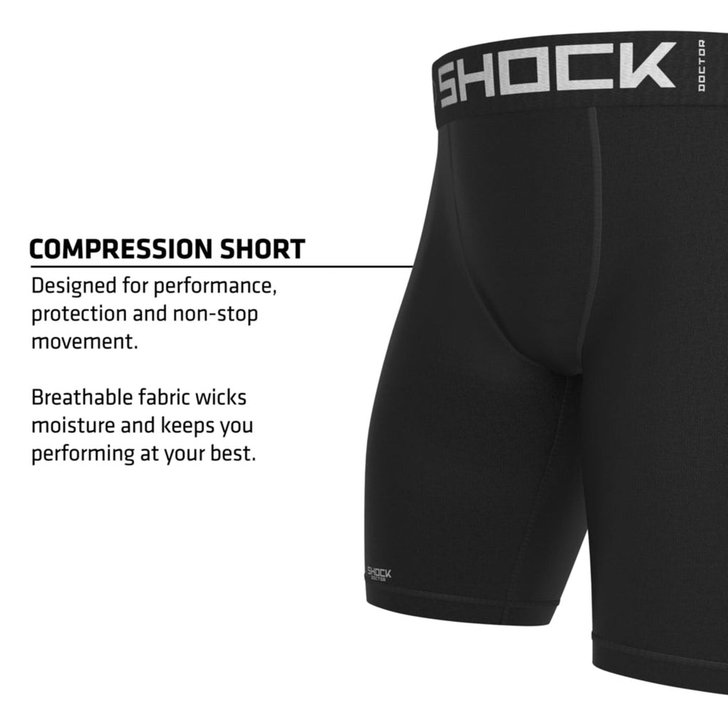 Sliding Short Beisbol Softbol Shock Doctor Core Con Concha Bio-Flex 2.0 Infantil