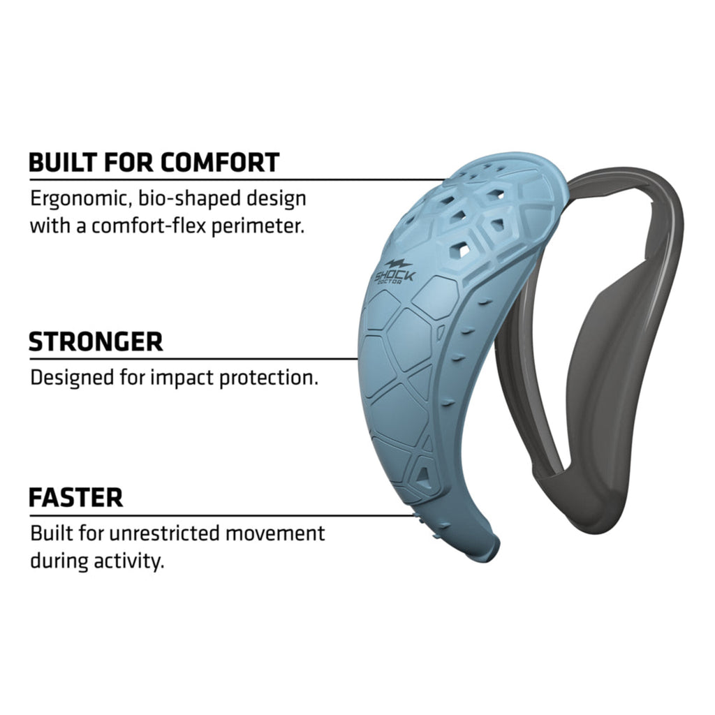 Sliding Short Beisbol Softbol Shock Doctor Core Con Concha Bio-Flex 2.0 Adulto