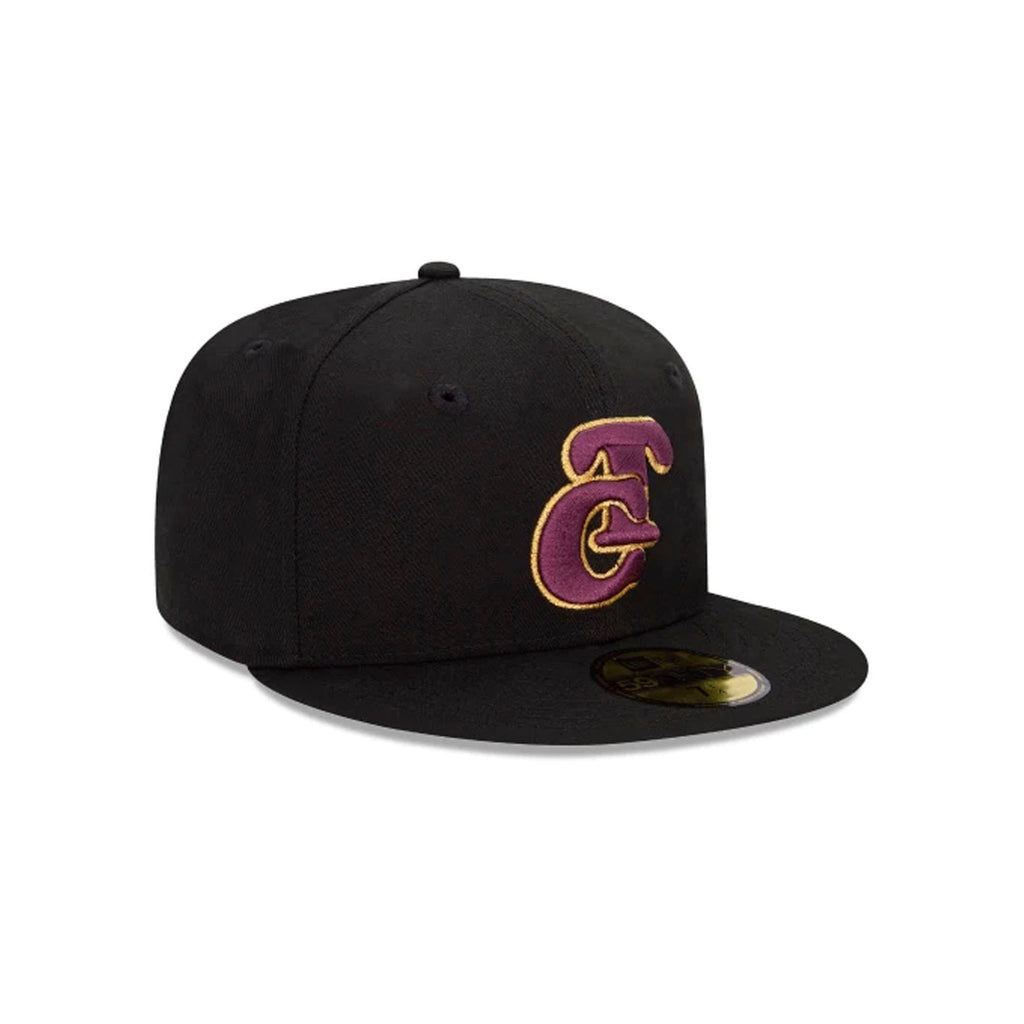 Gorra Beisbol Softbol New Era Tomateros 59Fifty Negro Vino
